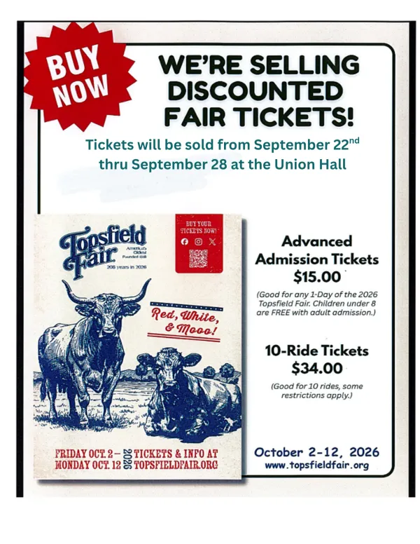 Topsfield Fair Discounted Tickets